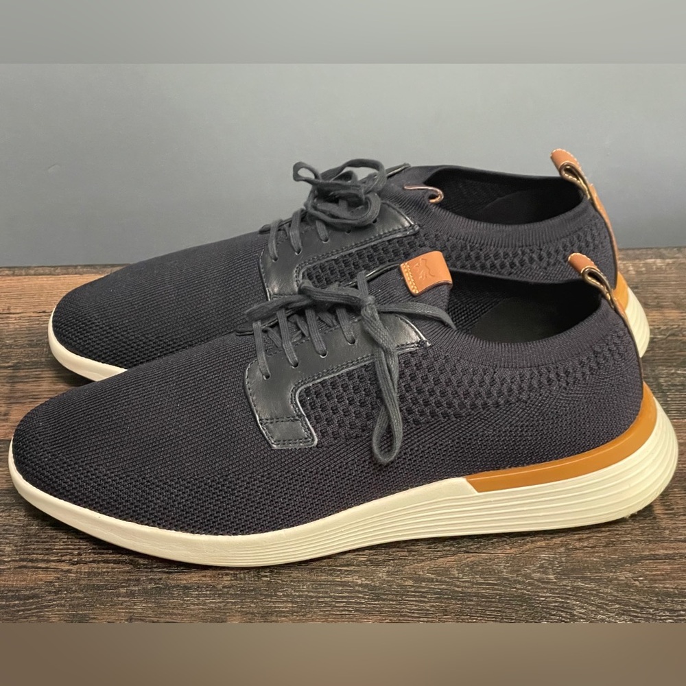 Wolf & Shepherd Swiftknit Derby Shoe Navy Size 10